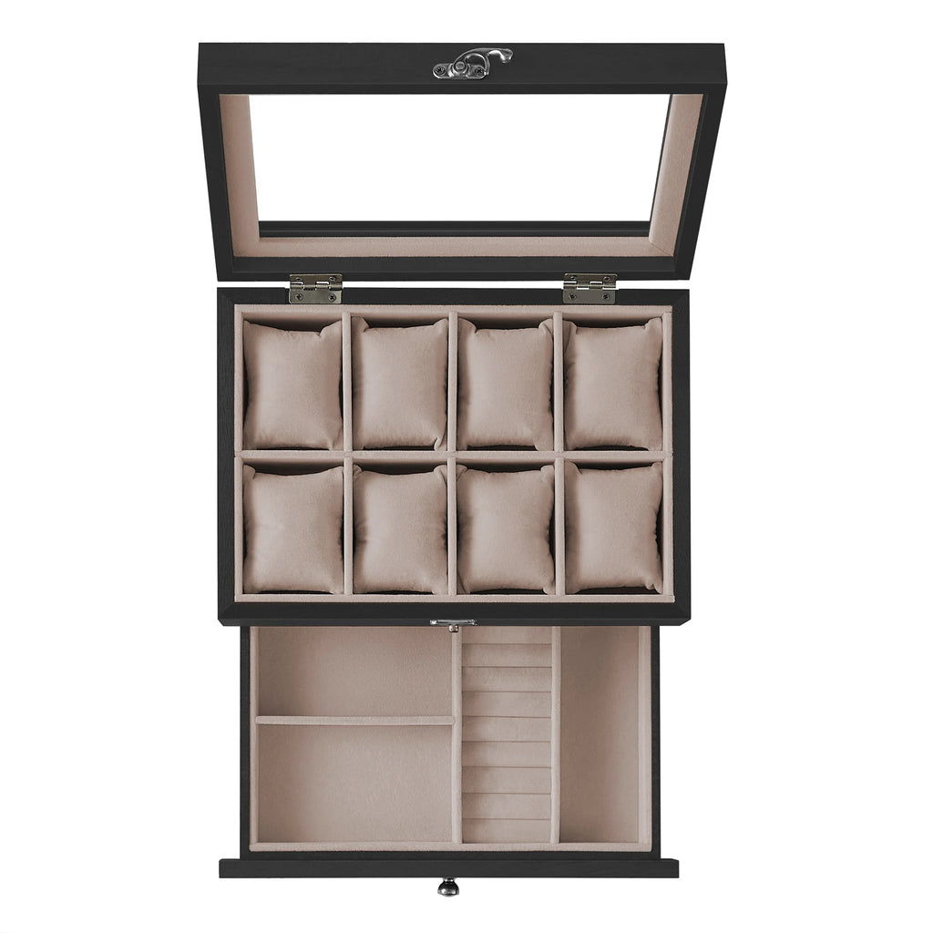 Songmics watch box with 8 slots