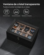 Songmics watch box with 8 slots