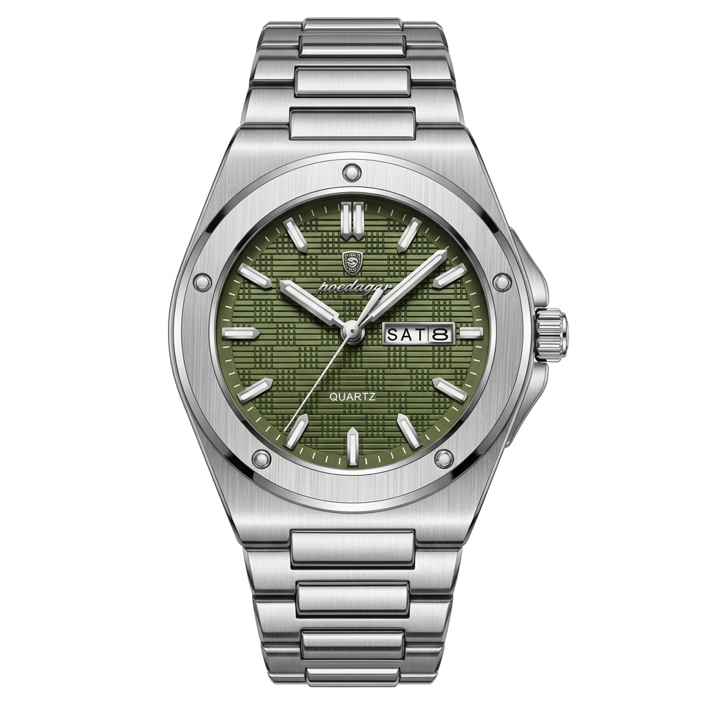 POEDAGAR Clock Quartz Luxury Male Watch