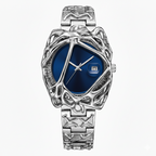 Y2K Antique Alabaster Quartz Watch Men Retro