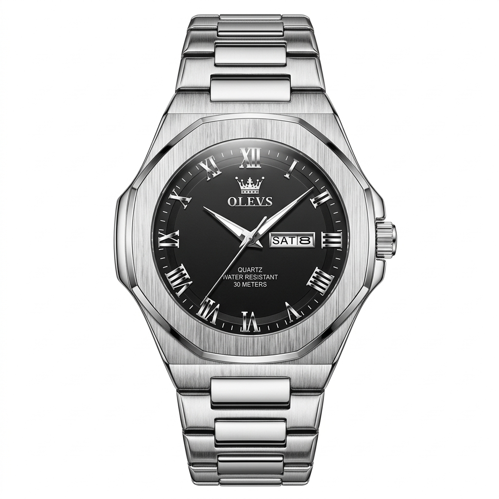 OLEVS New Watch Quartz Watch Week Date