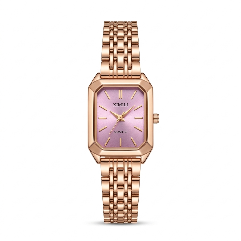 Ladies Luxury Square  Quartz Watch
