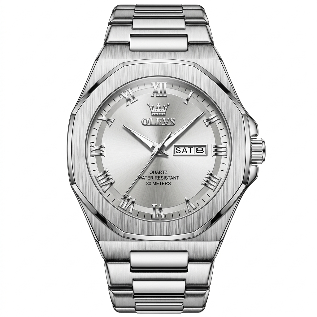 OLEVS New Watch Quartz Watch Week Date