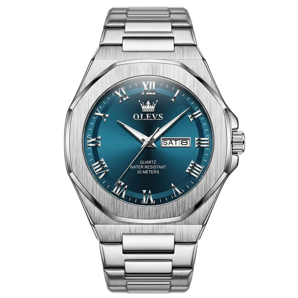 OLEVS New Watch Quartz Watch Week Date