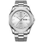 POEDAGAR Wristwatch Waterproof Luminous Week Date