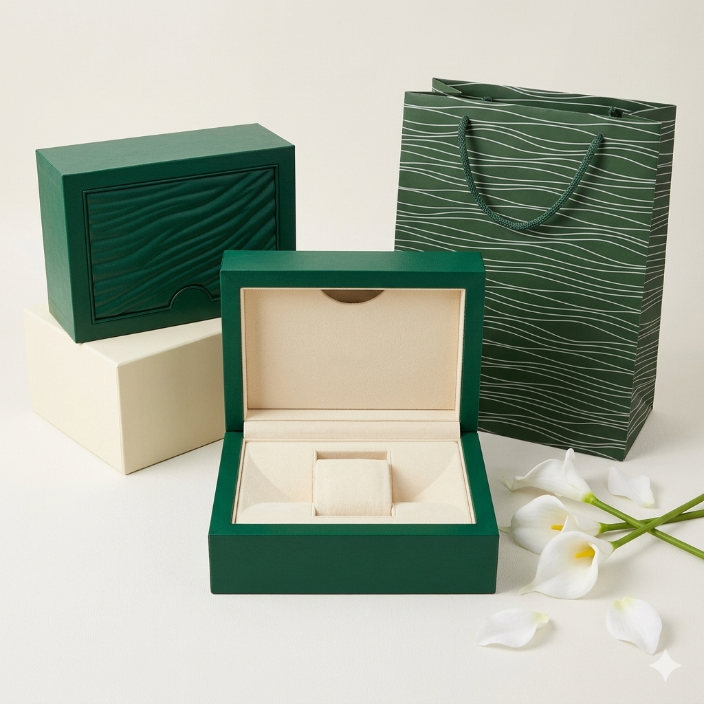 Green Watch Box Watch Storage