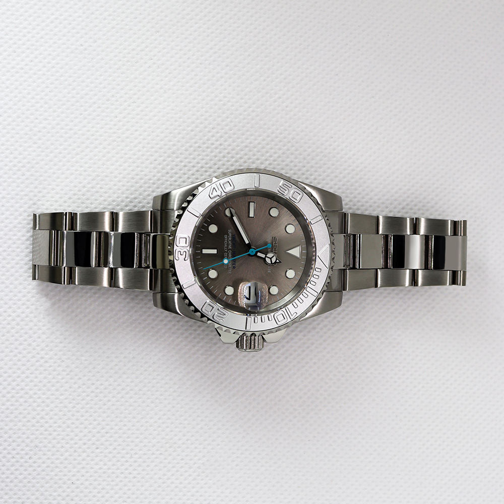 Seiko Yacht-Master Mod Rhodium Dial