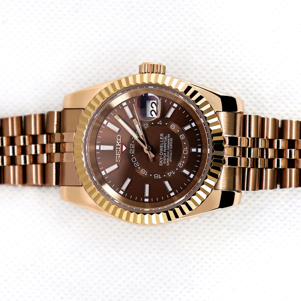 Seiko Sky-Dweller Mod Chocolate Dial
