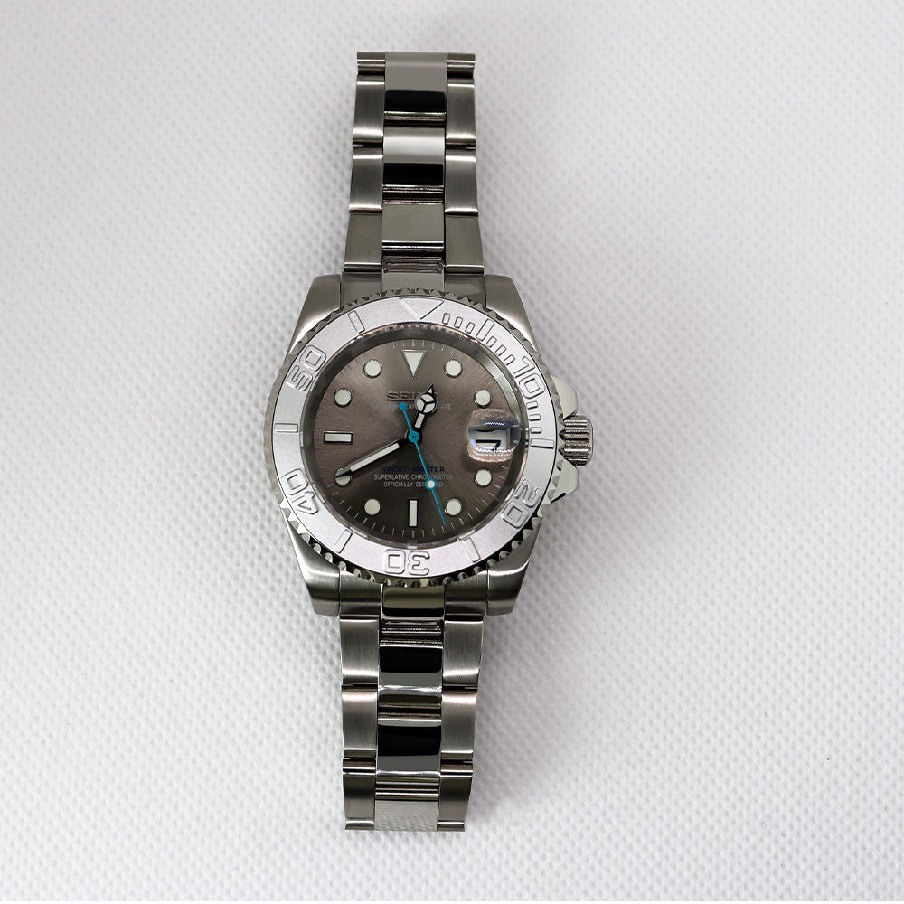 Seiko Yacht-Master Mod Rhodium Dial