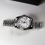 Seiko Datejust Mod «Waffle Dial» Silver