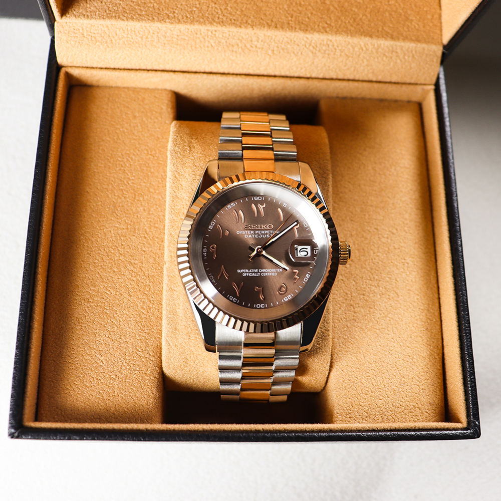 Seiko Datejust Chocolate Arabic Build