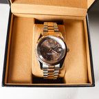 Seiko Datejust Chocolate Arabic Build