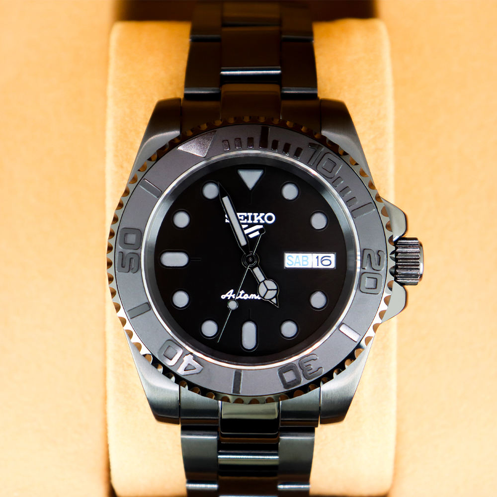 Seiko Yacht-Master Mod Full Black PVD