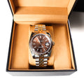 Seiko Datejust Mod Two Tone Chocolate Dial