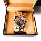 Seiko Datejust Mod Two Tone Chocolate Dial