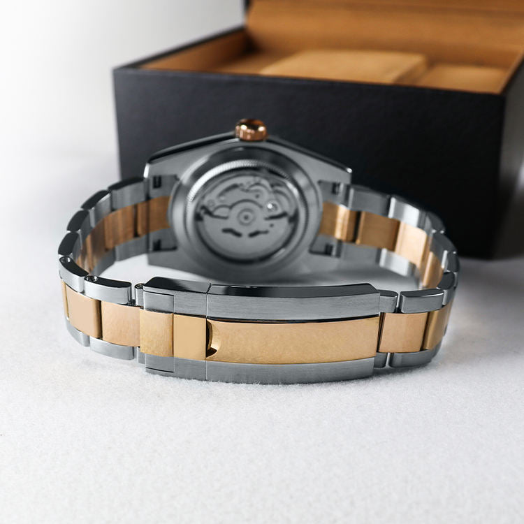 Seiko Datejust Mod Silver Dial Oyster Bracelet