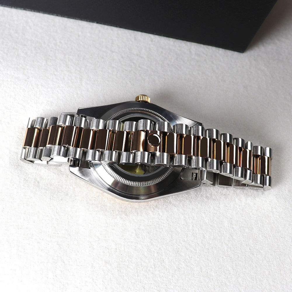 Seiko Datejust Mod Two Tone Chocolate Dial