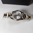 Seiko Datejust Mod Silver Dial Oyster Bracelet
