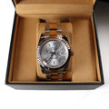 Seiko Datejust Mod Silver Dial Oyster Bracelet