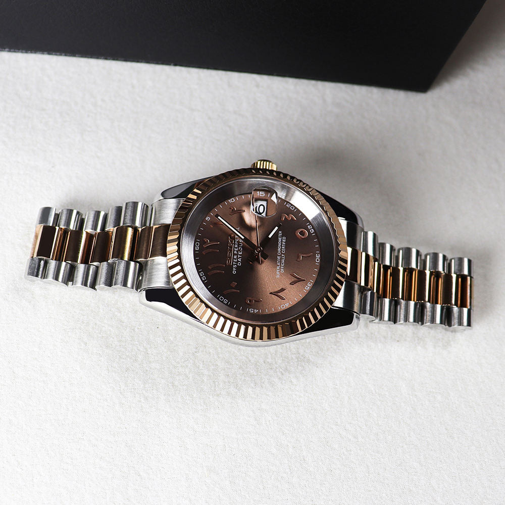Seiko Datejust Chocolate Arabic Build