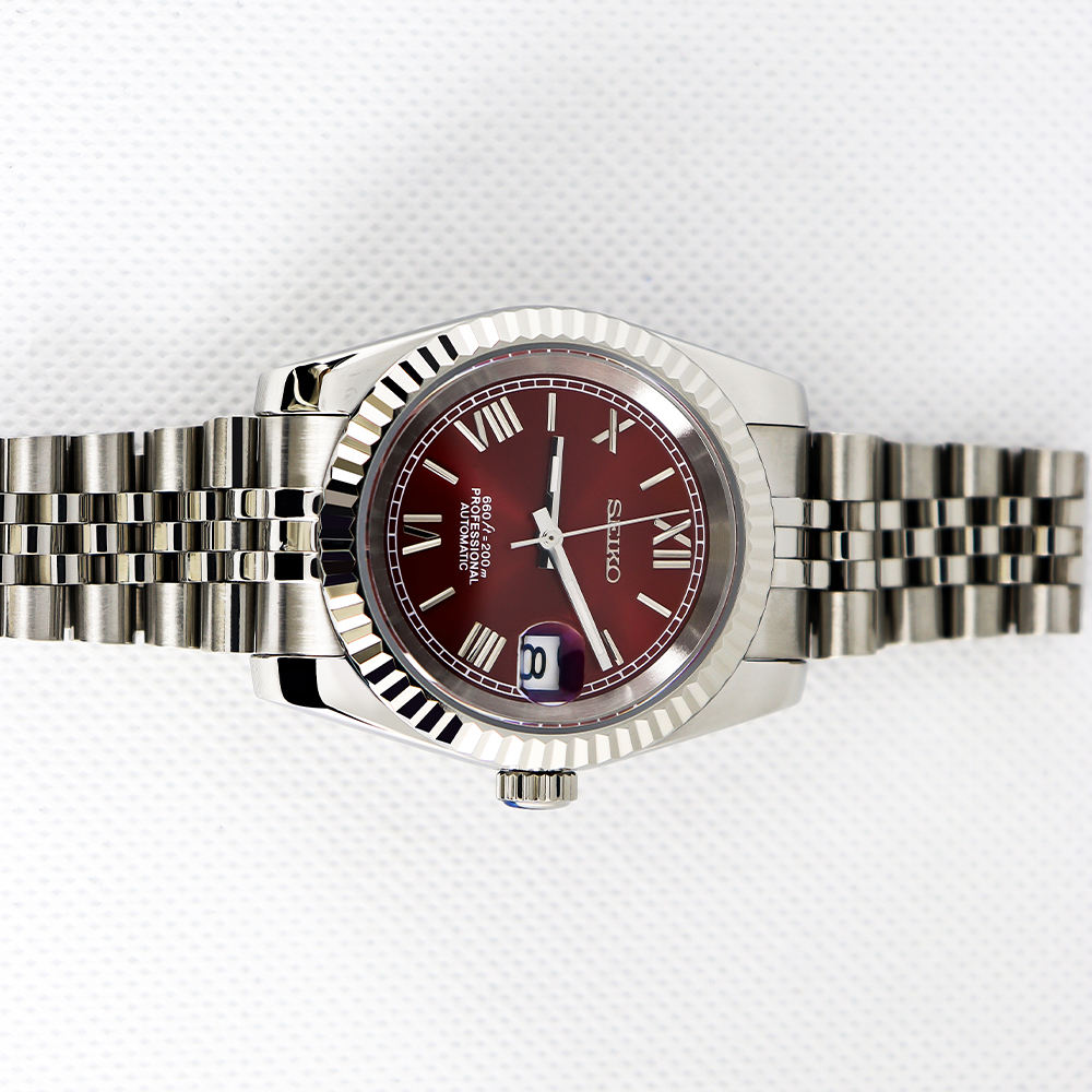 Seiko Datejust Mod «Burgundy»