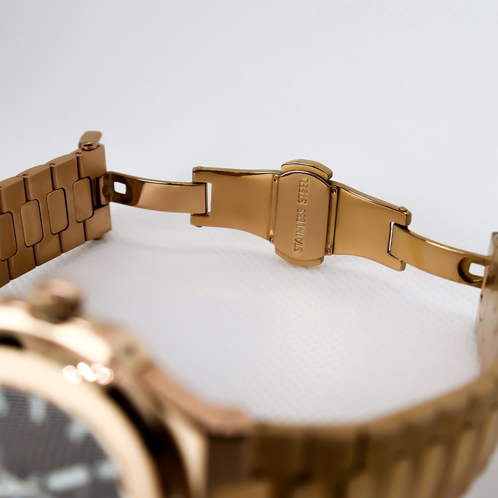 Seiko Mod «Seikonaut» Open Heart Rose Gold