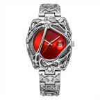 Y2K Antique Alabaster Quartz Watch Men Retro