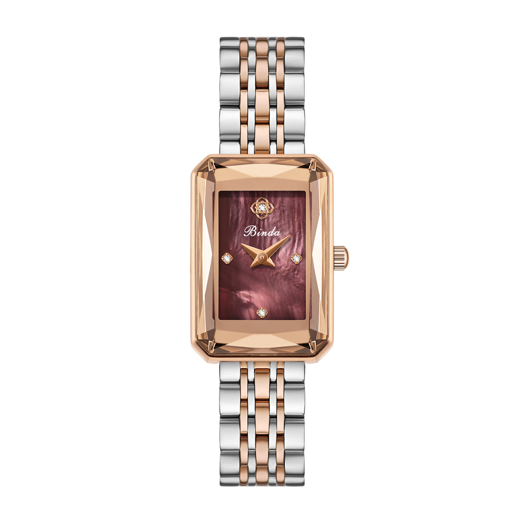 Binda Luxury Brand women Watch Waterproof Luminous Stainless Steel