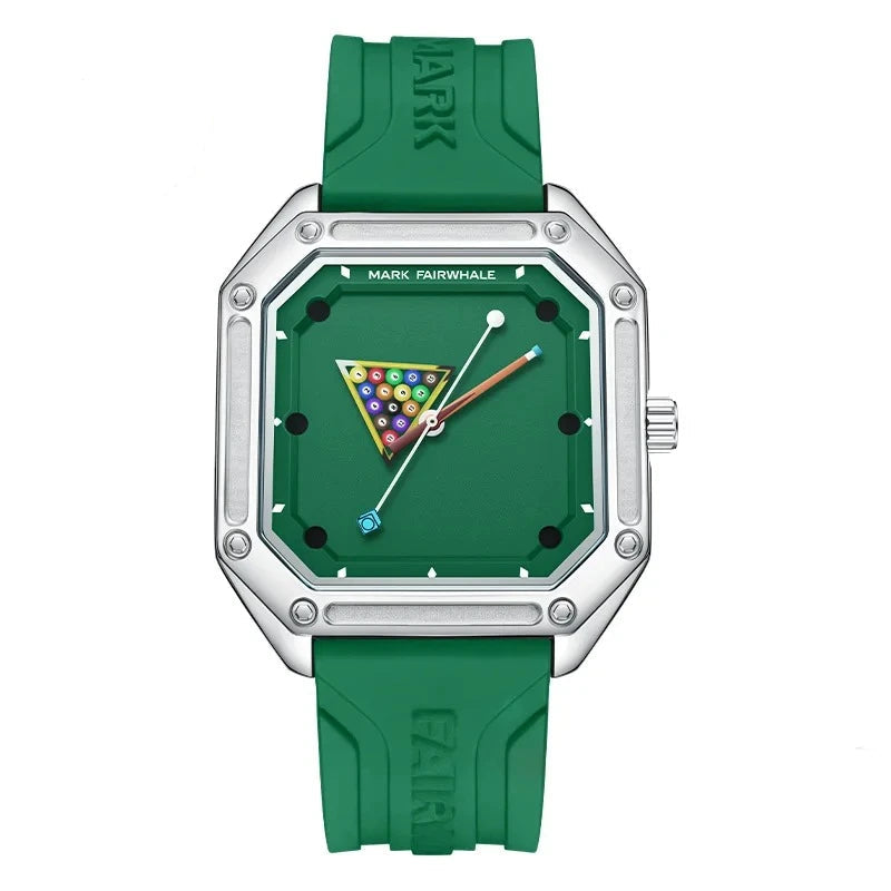 Mark Fairwhale Quartz Square Billiards Dial Watches