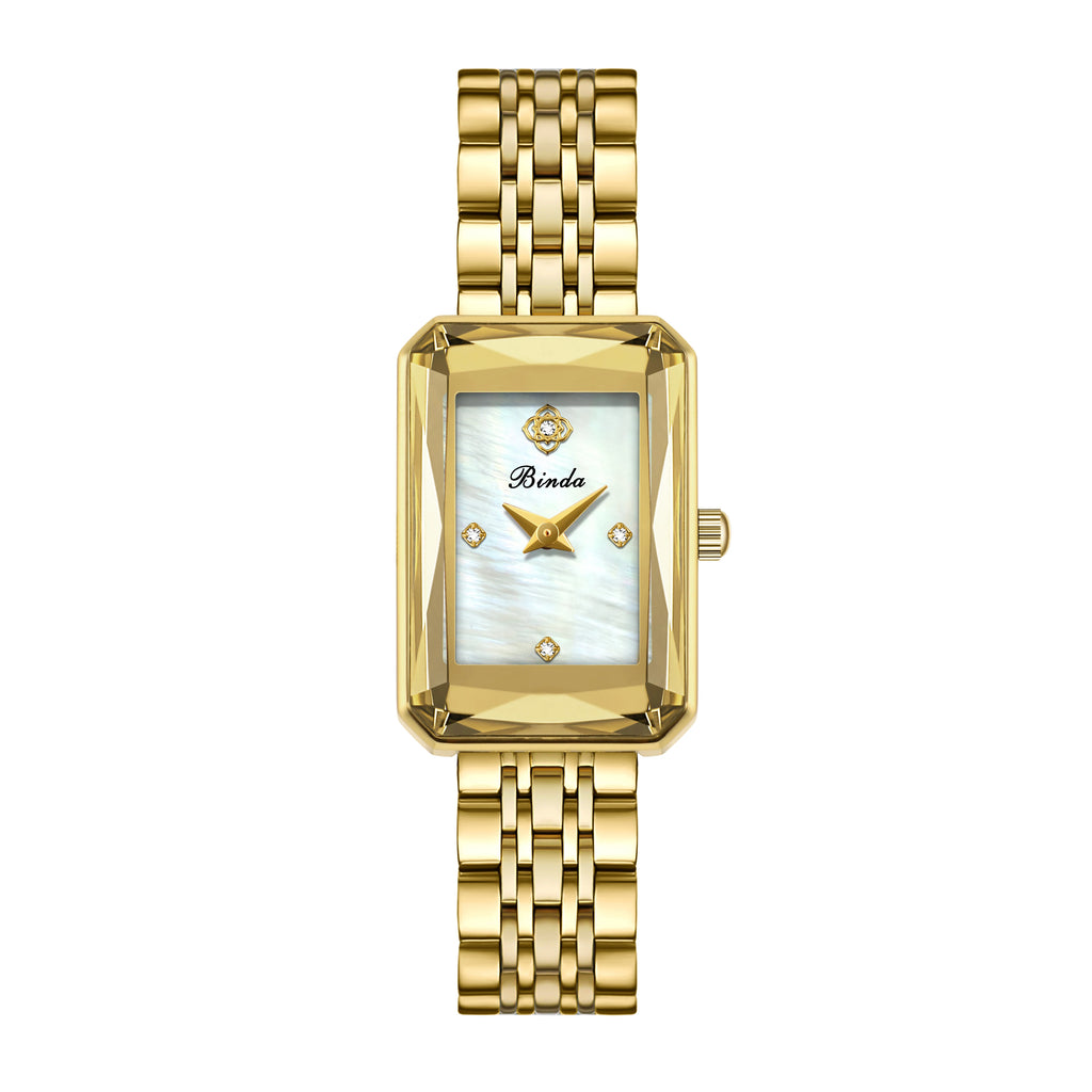 Binda Luxury Brand women Watch Waterproof Luminous Stainless Steel