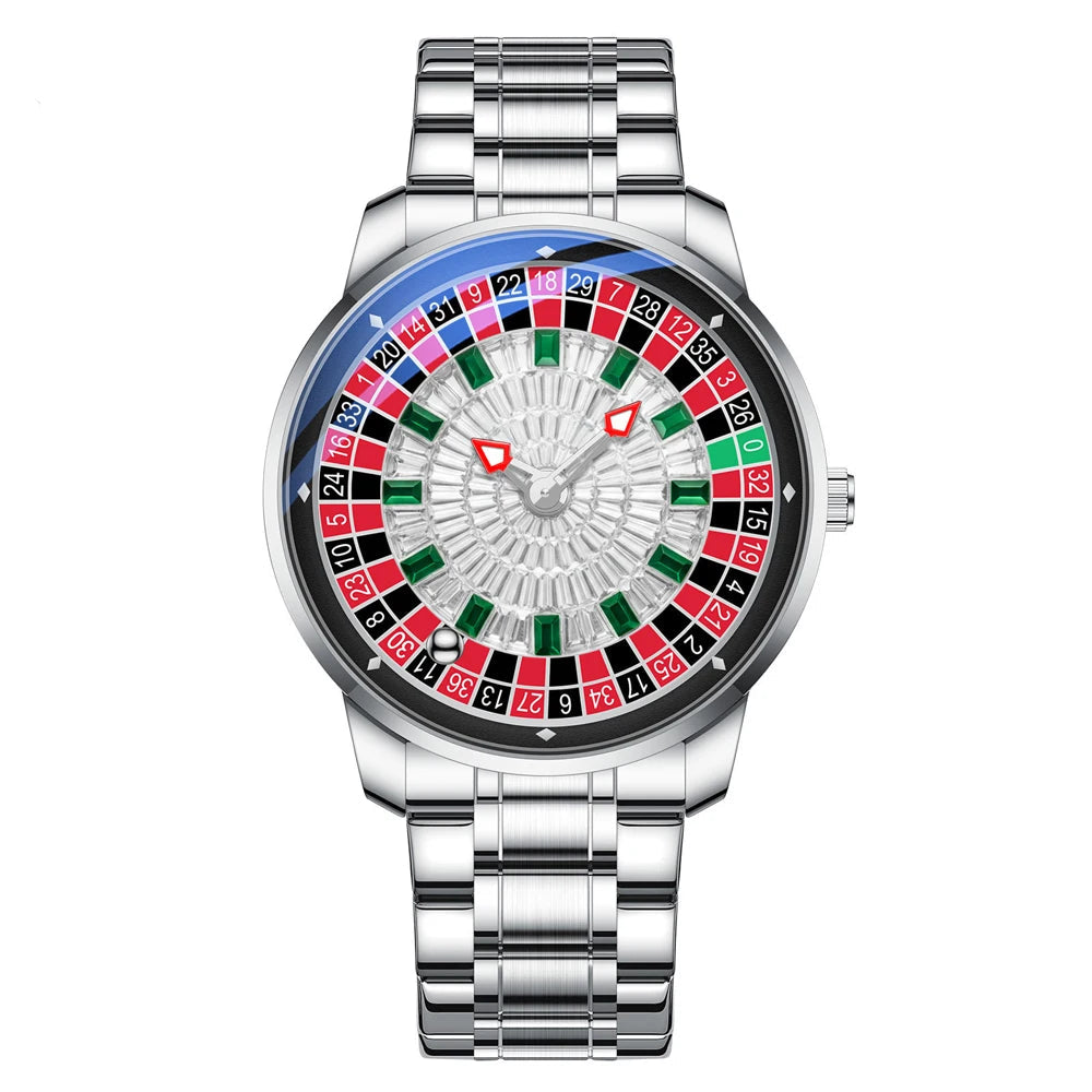 CHENXI Roulette Turntable Dial Men Watch