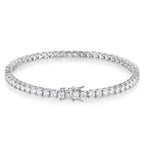Factory Price D VVS1 Round Moissanite Tennis Bracelet Original S925 Sterling Silver Plated