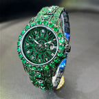 Hot Sell Rose Ice Watch For Men Brand MISSFOX Hip Hop Full Diamond