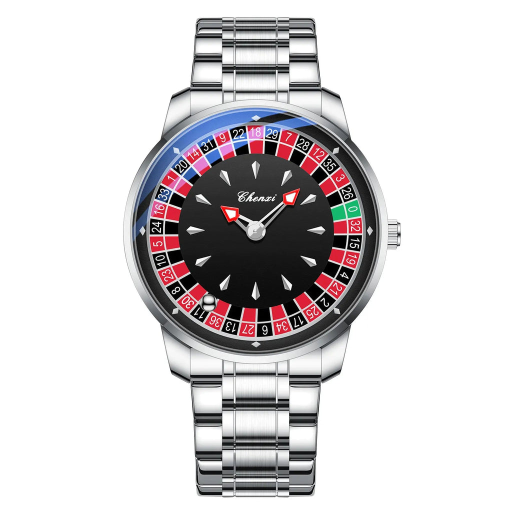 CHENXI Roulette Turntable Dial Men Watch