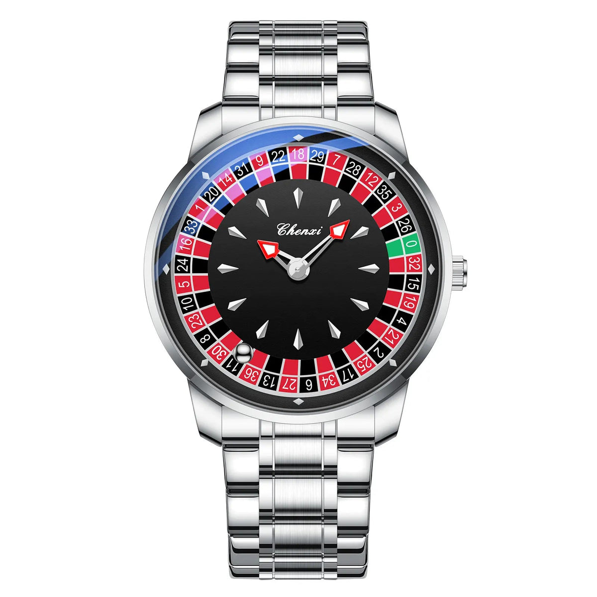 CHENXI Roulette Turntable Dial Men Watch