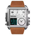 Mark Fairwhale Retro Square Men's Electronic Digital Clock
