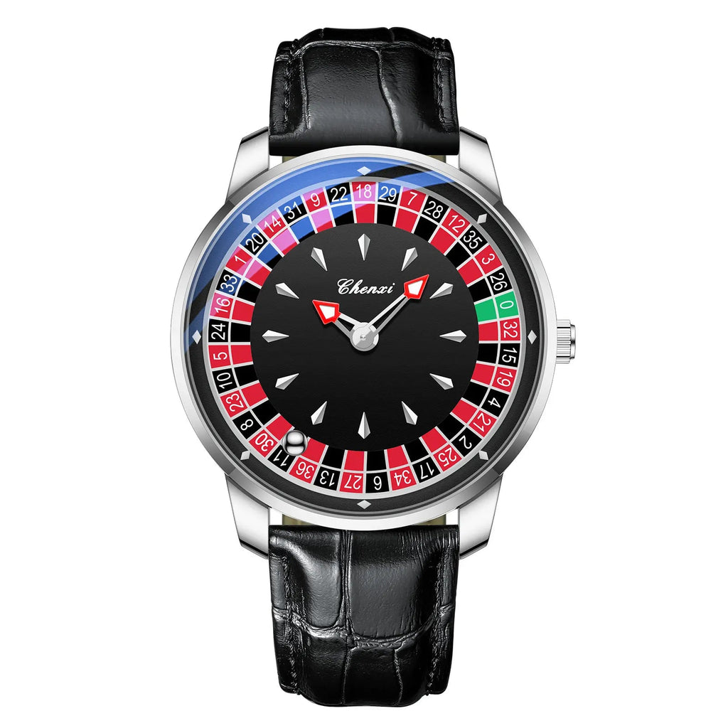 CHENXI Roulette Turntable Dial Men Watch