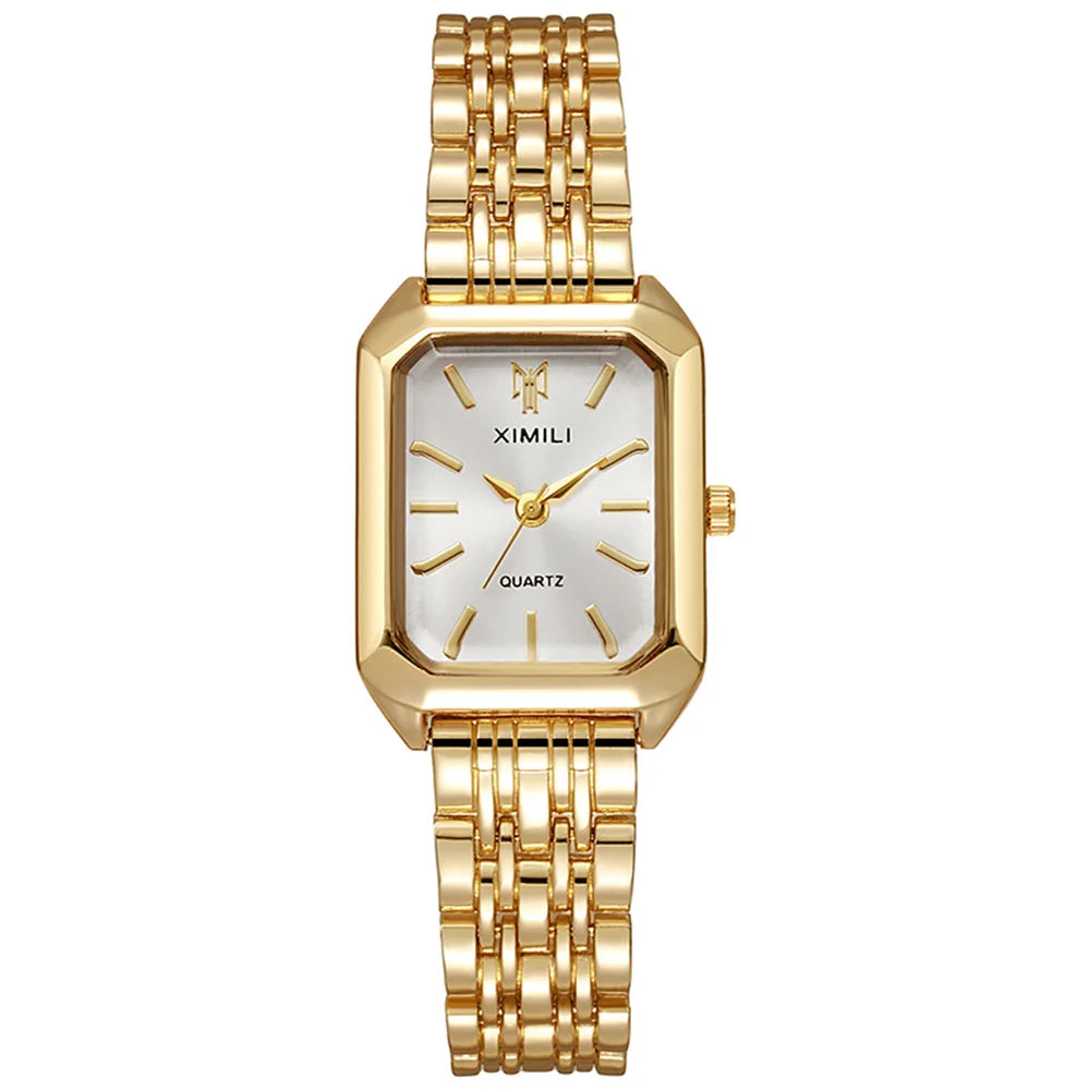 Ladies Luxury Square  Quartz Watch