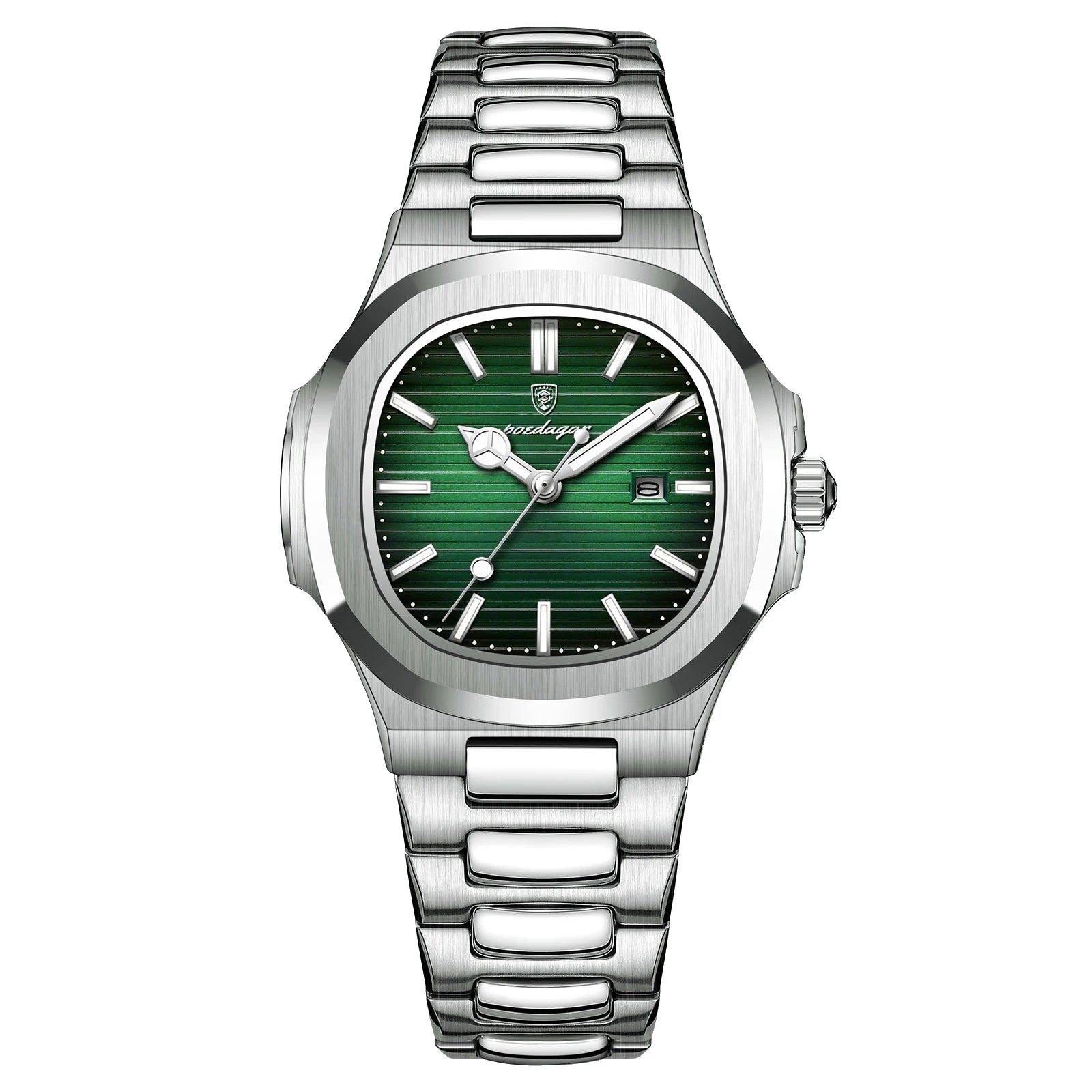 POEDAGAR Wristwatch Steel Quartz Watch