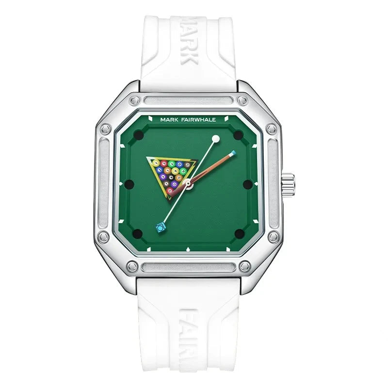 Mark Fairwhale Quartz Square Billiards Dial Watches