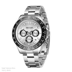 MEGIR Watch Quartz Steel