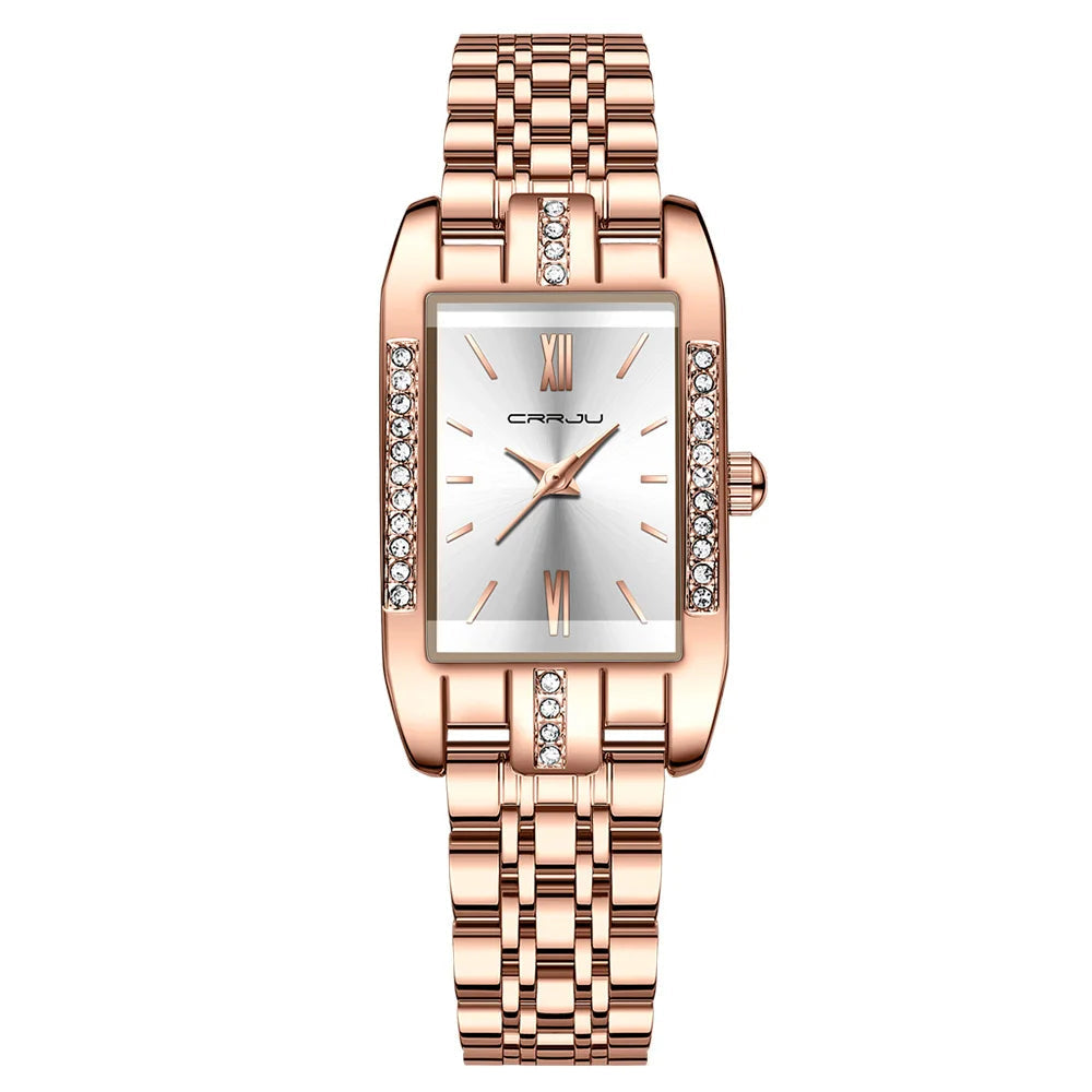 Brand Rectangle Style Japan Quartz