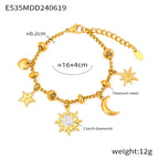 Stainless Steel Heart Charm Bracelets For Women